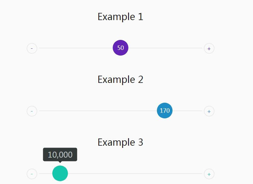 5款漂亮的jQuery插件源码-拖动滑块选值特效源码-A8源码网