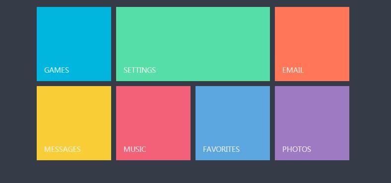 jQuery插件-CSS3仿windows8 Metro风格界面布局效果源码-A8源码网