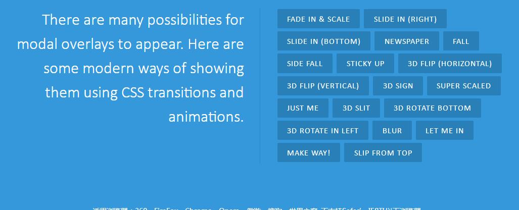 jQuery插件-CSS3网页过渡动画模态窗口代码-A8源码网