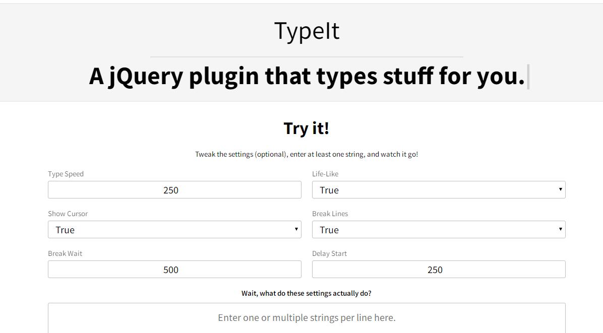 jQuery插件-html5自定义打字特效源码插件typeit.js-A8源码网