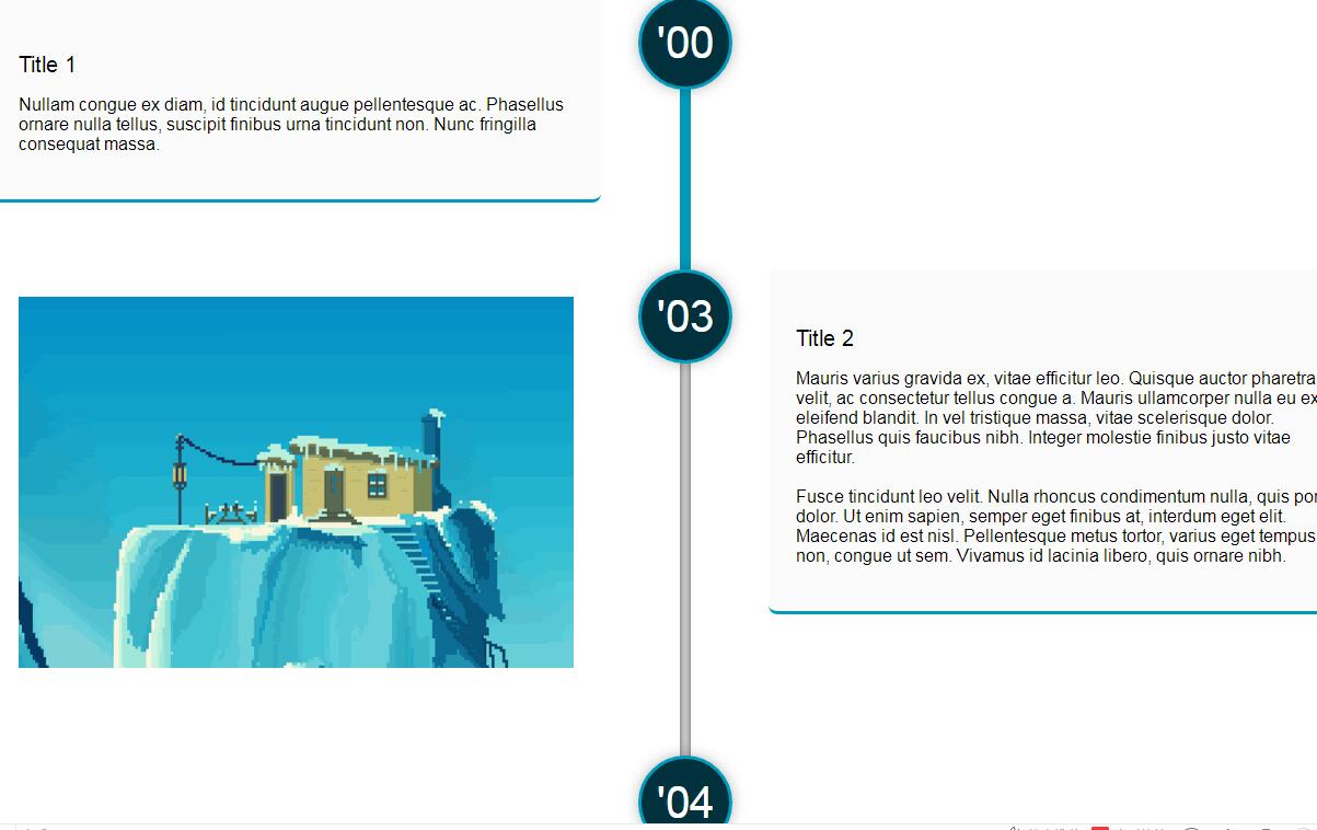 jQuery动态响应式时间轴代码-A8源码网