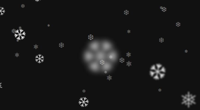 jQuery插件基于html5绘制的3D雪花飘落场景动画特效源码-A8源码网