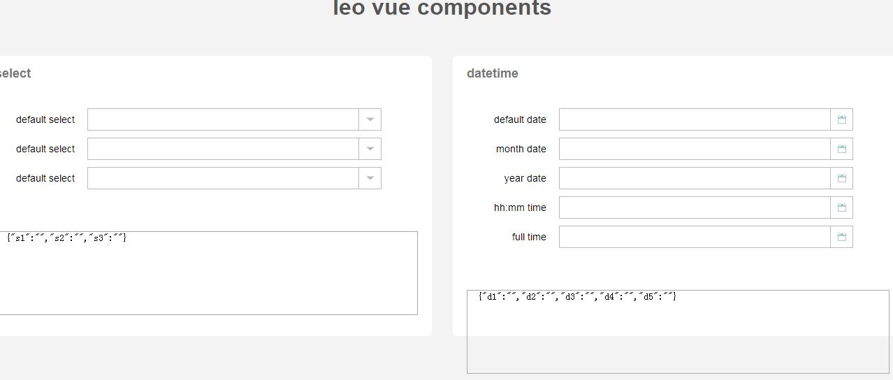 jQuery插件基于vue.js下拉框菜单选择和日期时间选择代码-A8源码网