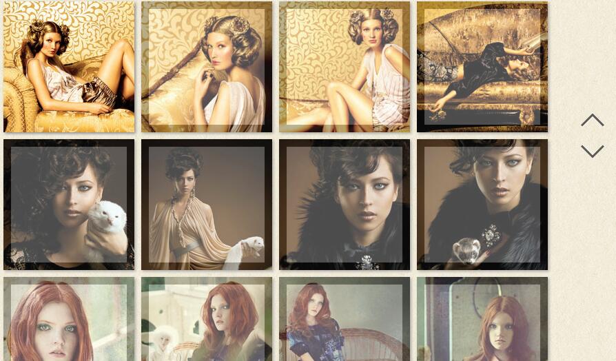 jquery插件实现上下翻转的网格图片导航效果源码-A8源码网