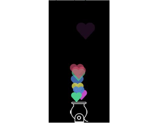 jQuery插件彩色心形冒泡动画特效源码-A8源码网