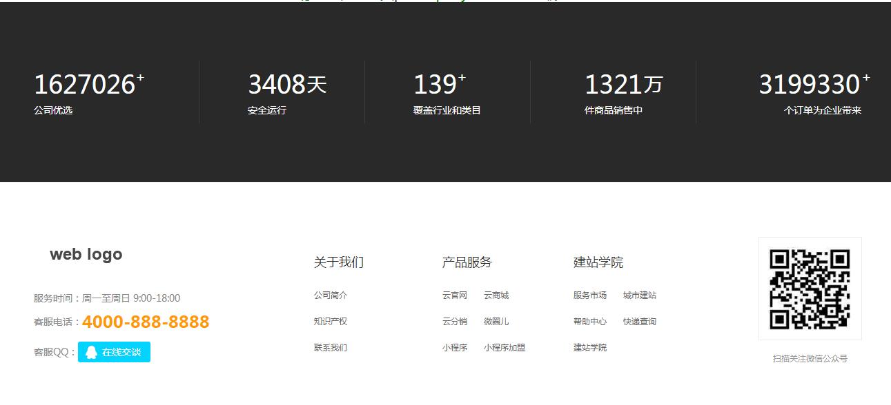 jQuery插件-网站底部数字累加滚动动画效果源码-A8源码网