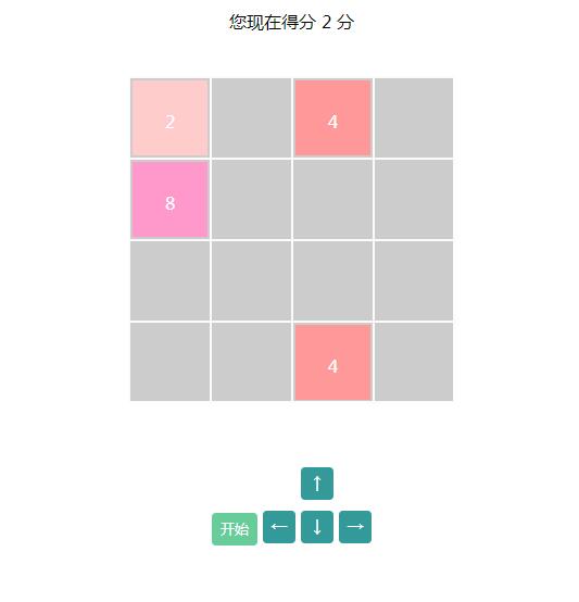 jQuery插件-网页2048数字游戏代码-A8源码网