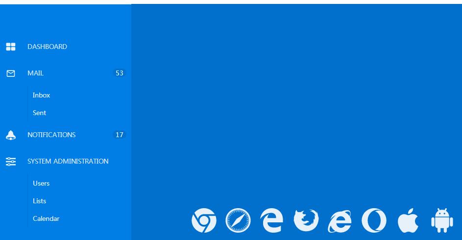 CSS3响应式侧边导航下拉菜单源码-A8源码网