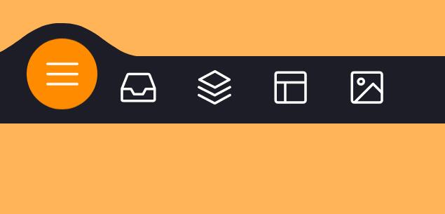 html5 svg手机底部图标菜单切换动画特效源码-A8源码网