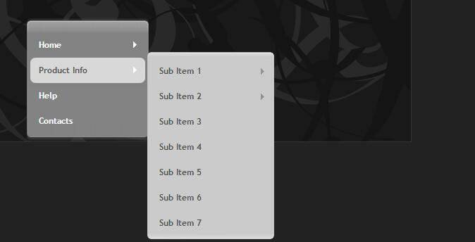jquery二级下拉菜单导航源码7-A8源码网