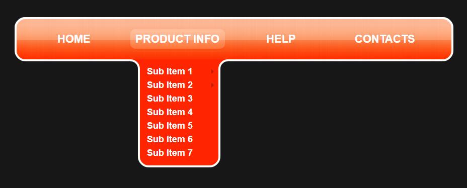 jquery二级下拉菜单导航源码代码11-A8源码网