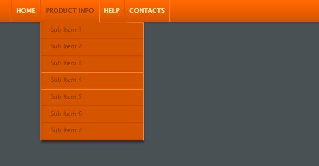 jquery二级下拉菜单导航源码代码15-A8源码网