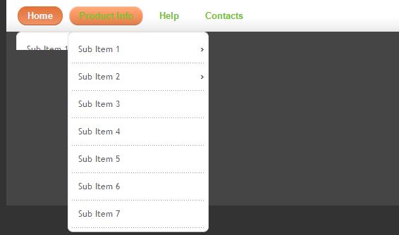 jquery二级下拉菜单导航源码代码16-A8源码网