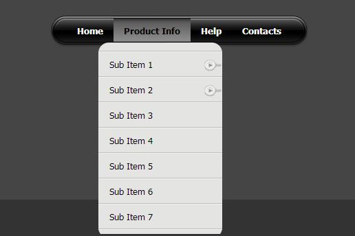 jquery二级下拉菜单导航源码代码17-A8源码网