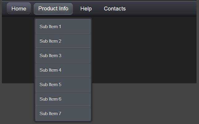jquery二级下拉菜单导航源码代码18-A8源码网