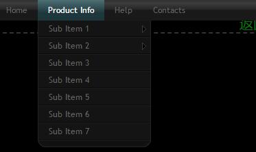 jquery二级下拉菜单导航源码代码20-A8源码网