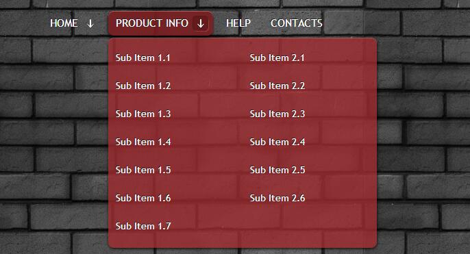 jquery二级下拉菜单导航源码代码21-A8源码网