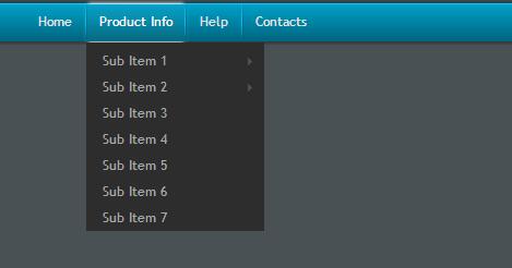 jquery二级下拉菜单导航源码代码9-A8源码网