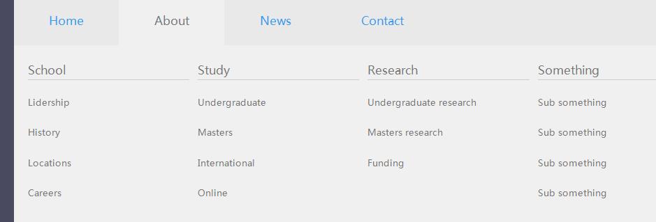 jQuery响应式下拉导航菜单源码插件megamenu-A8源码网