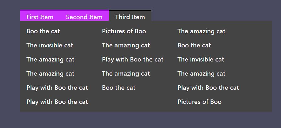 jQuery大型网站下拉菜单booNavigation插件-A8源码网