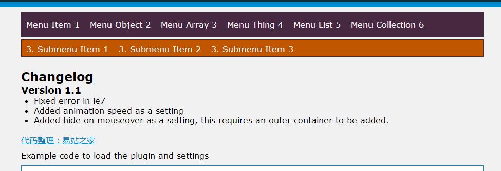 jquery横向动态滑动导航菜单源码插件-A8源码网
