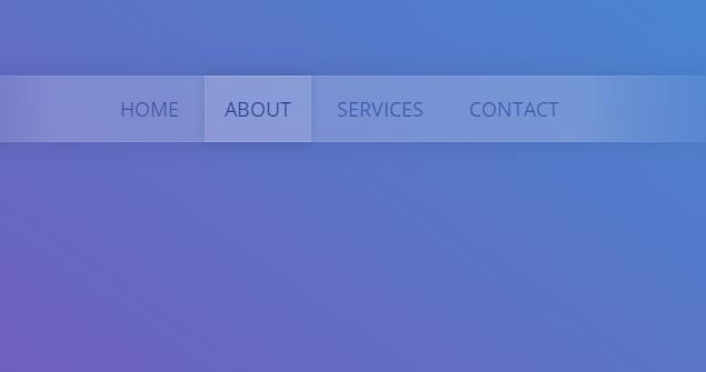 js+css3透明渐变风格导航菜单源码特效源码-A8源码网