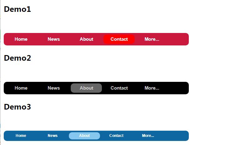 三种左右滑动背景菜单导航源码-A8源码网