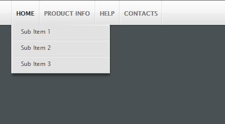 干净漂亮的多级下拉菜单导航源码-A8源码网