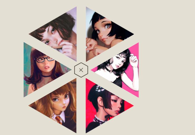 超酷的CSS3六边形动画导航菜单源码代码源码-A8源码网