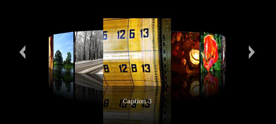 全屏立体式3D翻转滑动图片相册效果源码-A8源码网