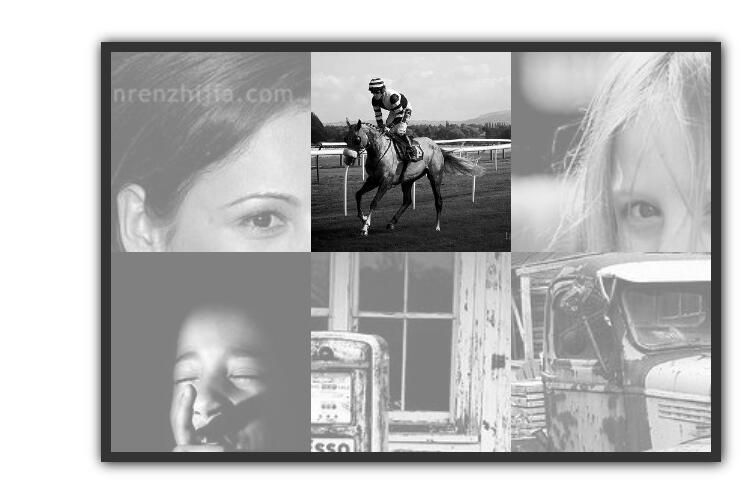 鼠标放上去图片放大缩小特效源码相册源码-A8源码网