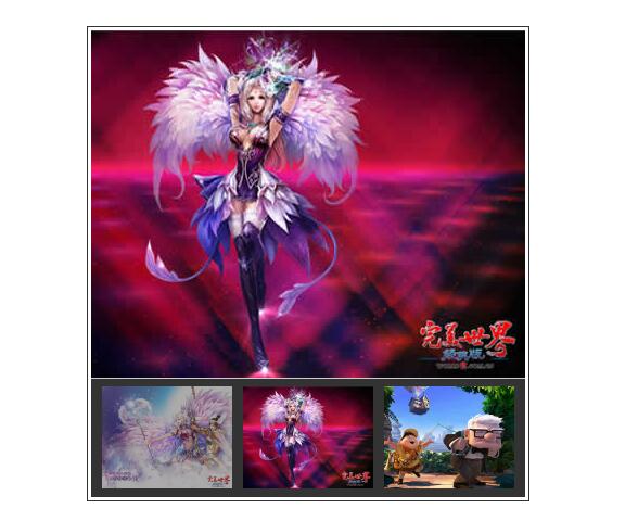 纯javaScript仿flash下滑焦点图相册源码-A8源码网