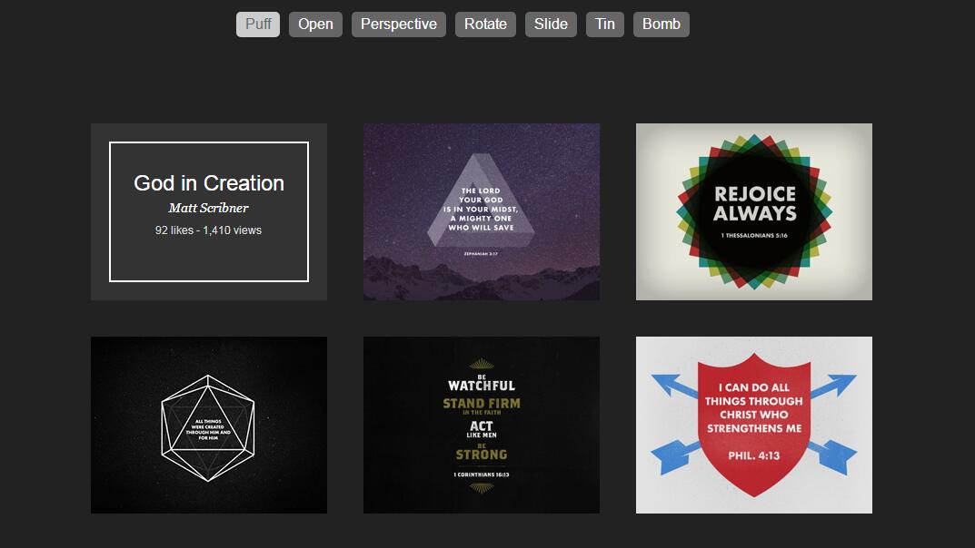 7款非常漂亮的鼠标hover图片动画特效源码-A8源码网