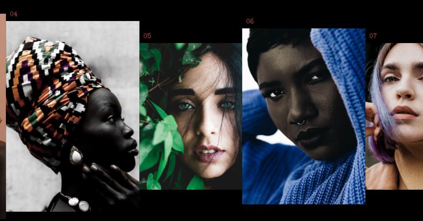 html5基于TweenMax全屏拖拽图片横向切换和放大预览特效源码-A8源码网