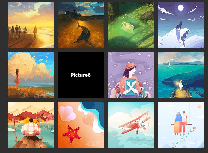 jQuery CSS3鼠标悬停图片3D翻转动画代码-A8源码网