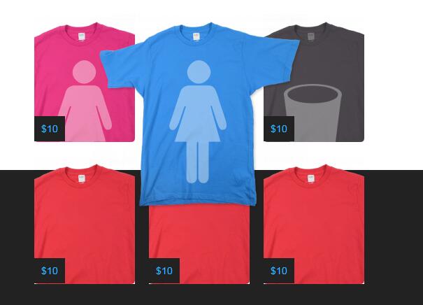 jquery T恤风格产品展示方式-A8源码网