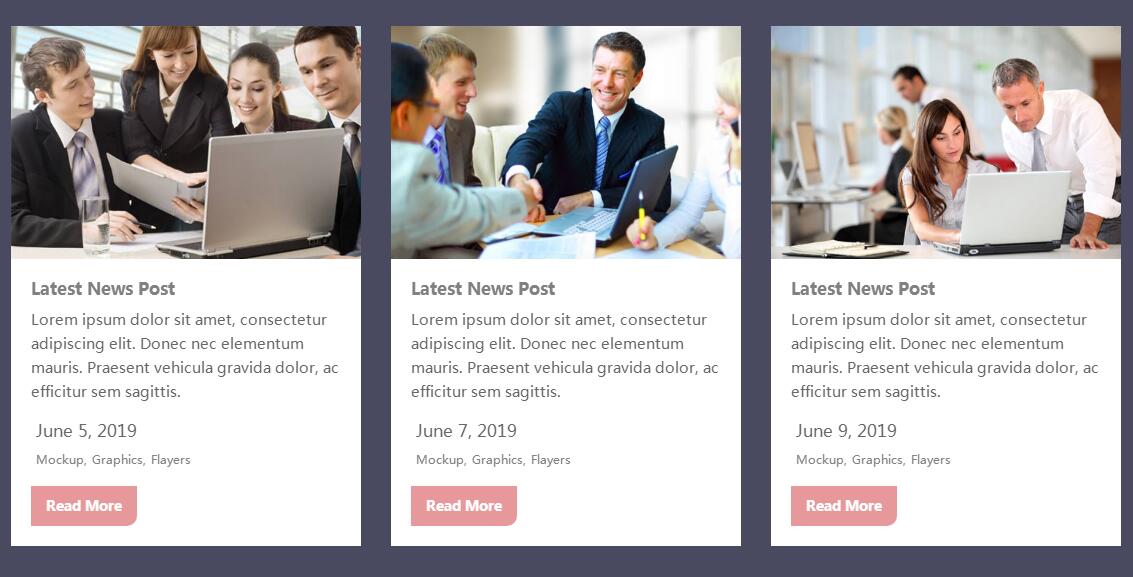 jQuery+CSS3响应式图文卡片轮播切换特效源码-A8源码网