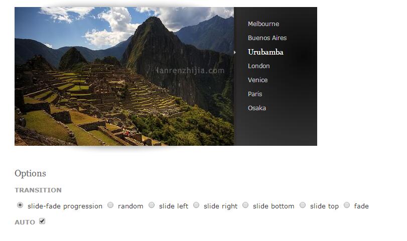 jquery优雅轻巧的文字幻灯片效果源码-A8源码网