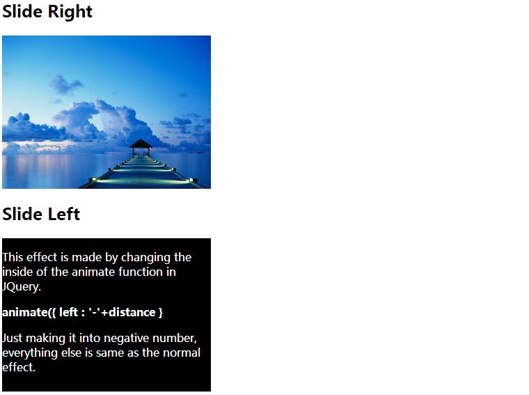 jquery图像一侧拉门效果源码-A8源码网