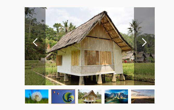 jQuery图片左右滑动鼠标悬停放大效果源码-A8源码网