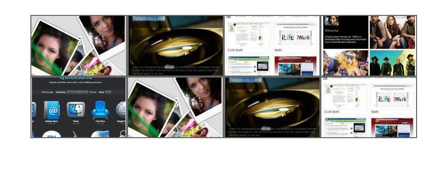 jquery图片高亮显示特效源码-A8源码网