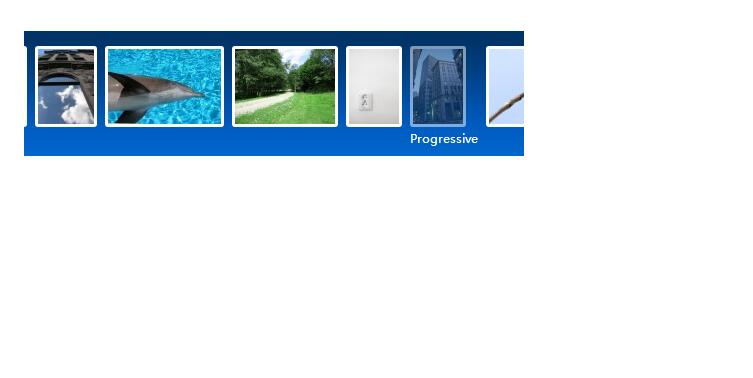 jquery实现鼠标感应左右水平滚动图片导航-A8源码网