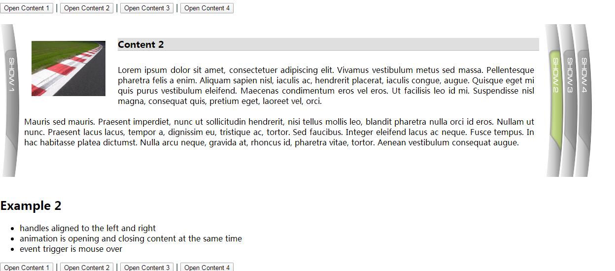 jquery弧形手风琴效果源码-A8源码网