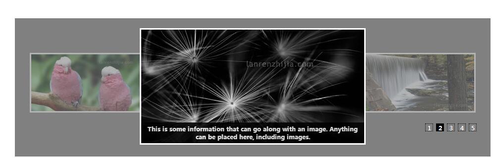 jquery数字控制3d幻灯片切换-A8源码网