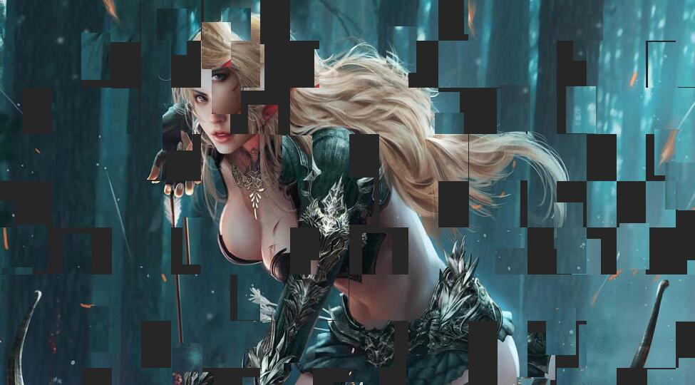 jQuery马赛克图片还原动画特效源码-A8源码网