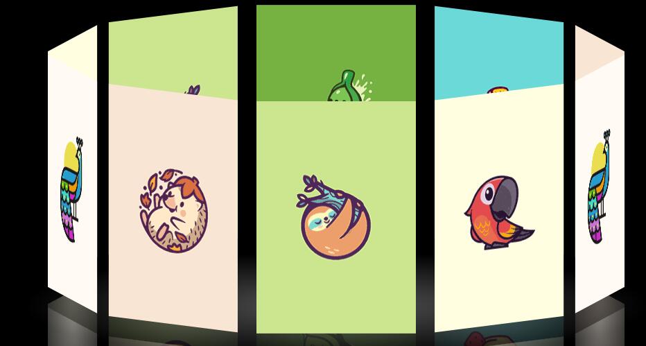 JS卷筒式图片3D旋转展示代码-A8源码网