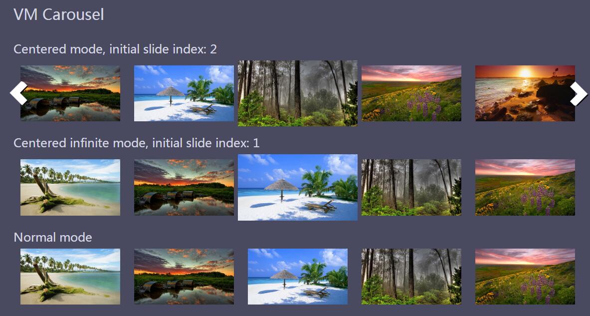 VM Carousel响应式图片滚动切换代码-A8源码网