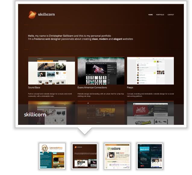 一款基于jQuery插件 设计精美的焦点幻灯特效源码-A8源码网