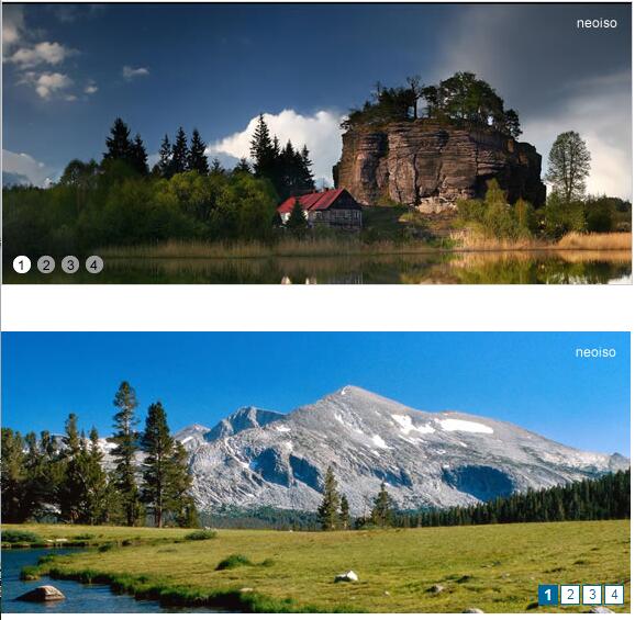 两种风格的JS幻灯片切换代码-A8源码网