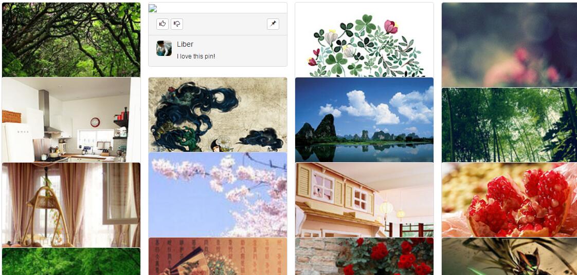 仿Pinterest网格瀑布流响应式布局代码-A8源码网